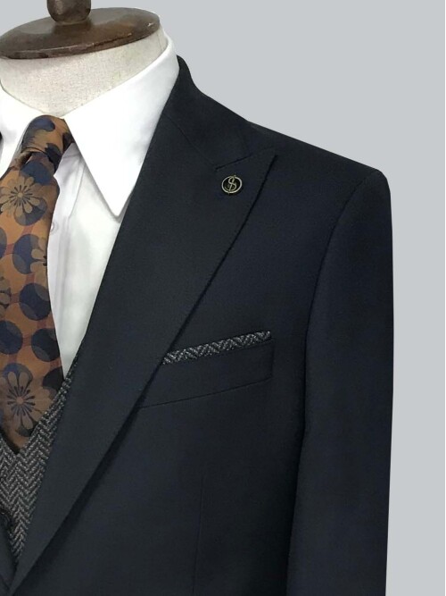 SUIT SARTORIA NAVY BLUE SUIT 2449
