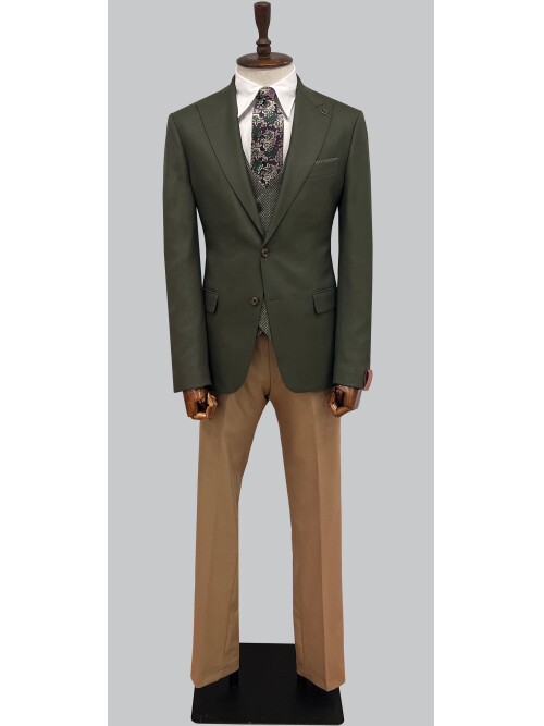 SUIT SARTORIA HAKİ TAKIM ELBİSE 2449