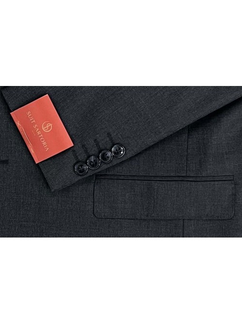 SUIT SARTORIA ANTHRACITE WOOL SUIT 2454