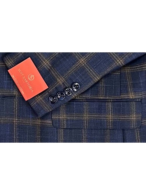 SUIT SARTORIA WOOL NAVY BLUE SUIT 2375