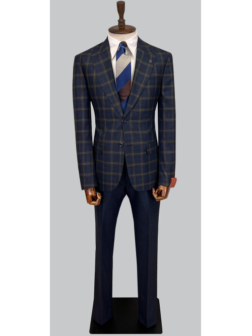 SUIT SARTORIA WOOL NAVY BLUE SUIT 2375