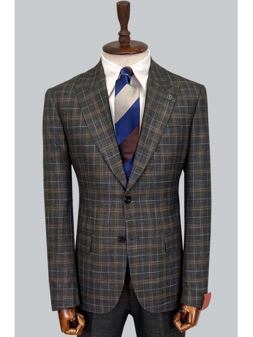 SUIT SARTORIA WOOL BROWN SUIT 2375