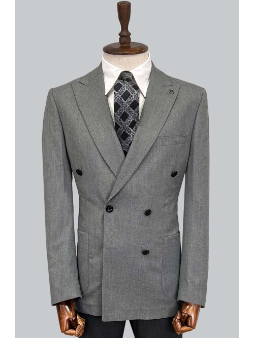 SUIT SARTORIA GRİ KRUVAZE TAKIM ELBİSE 2468
