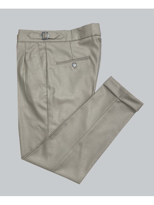 SUIT SARTORIA BEJ KETEN PANTOLON 1116