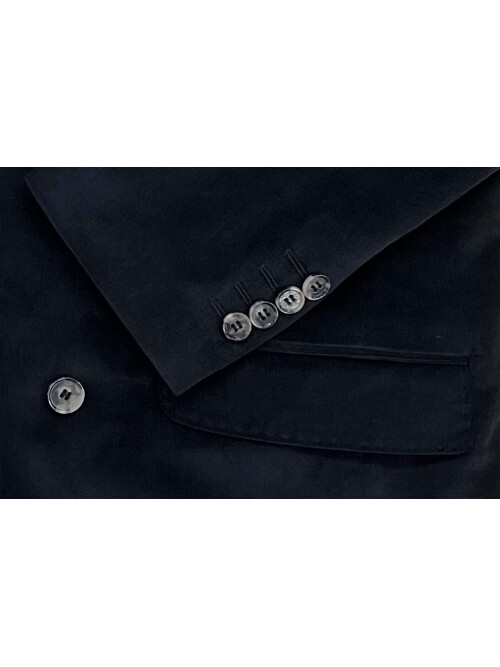 SUIT SARTORIA BLACK DOUBLE BREASTED SUIT 2499