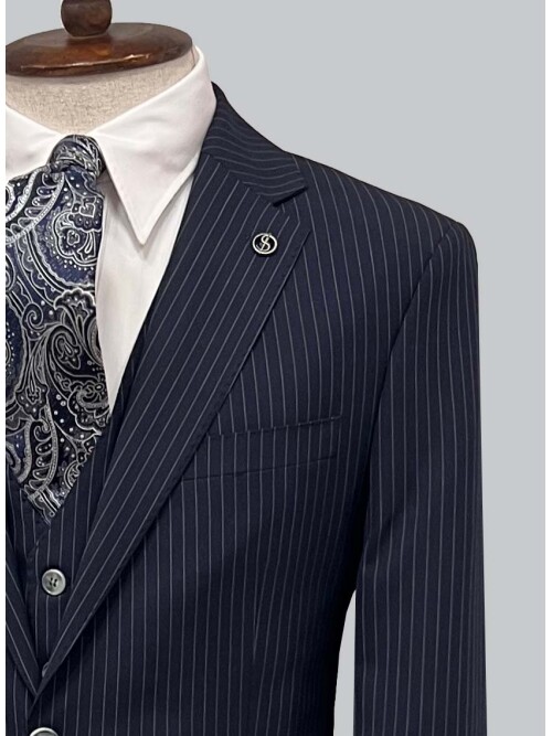 SUIT SARTORIA NAVY BLUE SUIT 2319