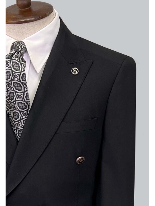 SUIT SARTORIA BLACK SUIT 2609