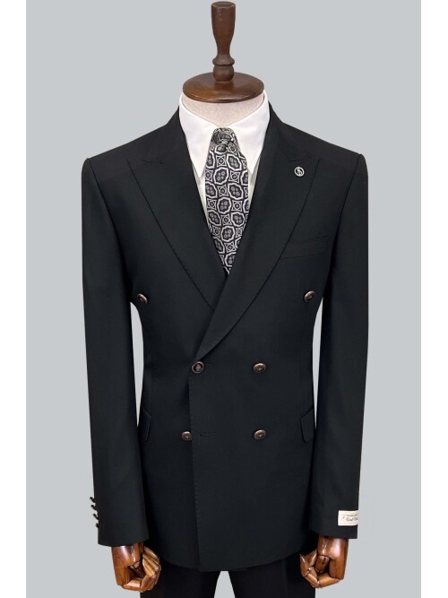 SUIT SARTORIA BLACK SUIT 2609