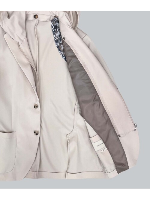 SUIT SARTORIA ÇIKMA YAKA KAPÜŞONLU BEJ PERFORMANS TAKIM 2630