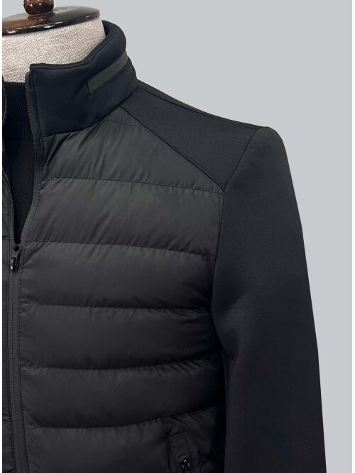 HAKİM YAKA SİYAH MONT 8084