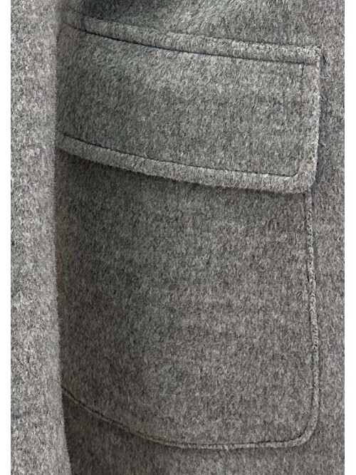 SUIT SARTORIA ÇIKARILABİLİR YAKA GRİ KABAN 8082
