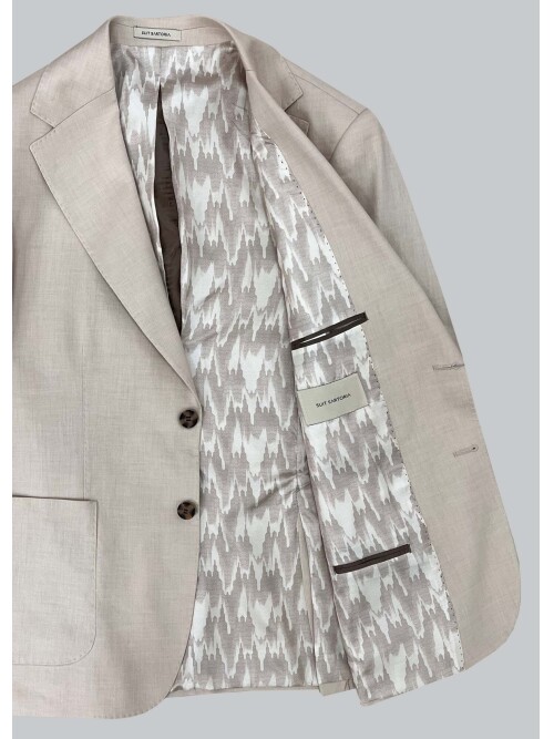 SUIT SARTORIA BEJ KETEN CEKET 4353