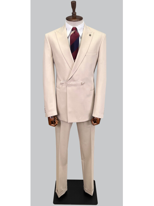 SUIT SARTORIA BEJ KRUVAZE TAKIM ELBİSE 2773