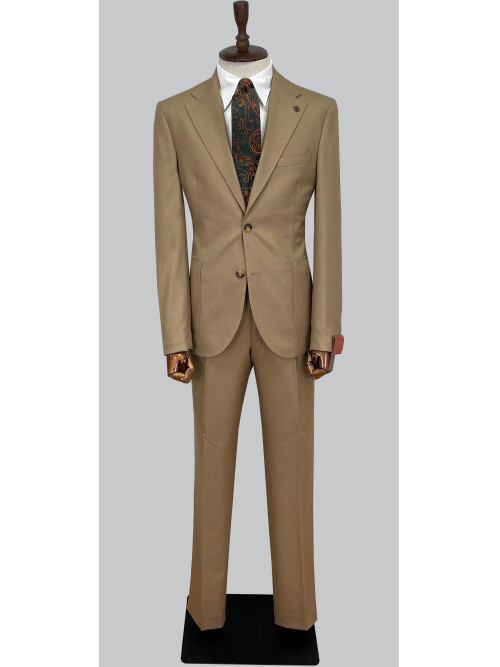 SUIT SARTORIA YÜN BEJ TAKIM ELBİSE 2448
