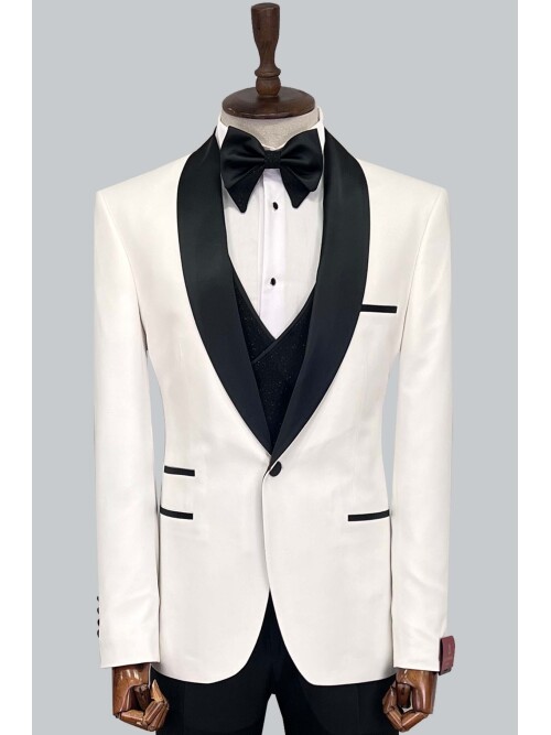 SUIT SARTORIA BEYAZ DAMATLIK 5573