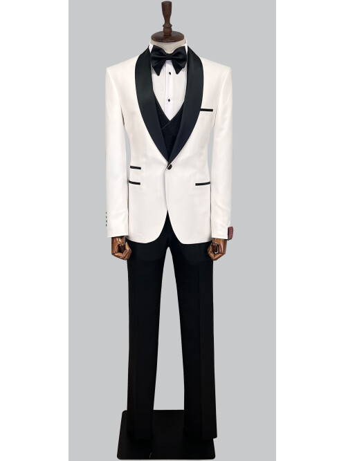 SUIT SARTORIA BEYAZ DAMATLIK 5573
