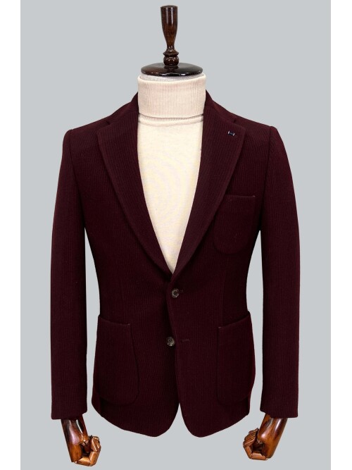 SUIT SARTORIA CLARET RED JACKET 4373