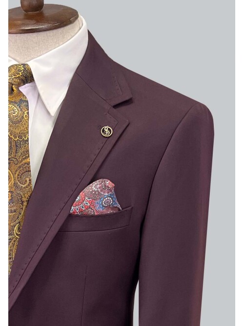 SUIT SARTORIA BORDO TAKIM ELBİSE 2596