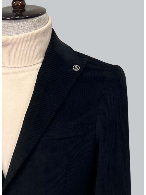 SUIT SARTORIA BLACK VELVET JACKET 4401