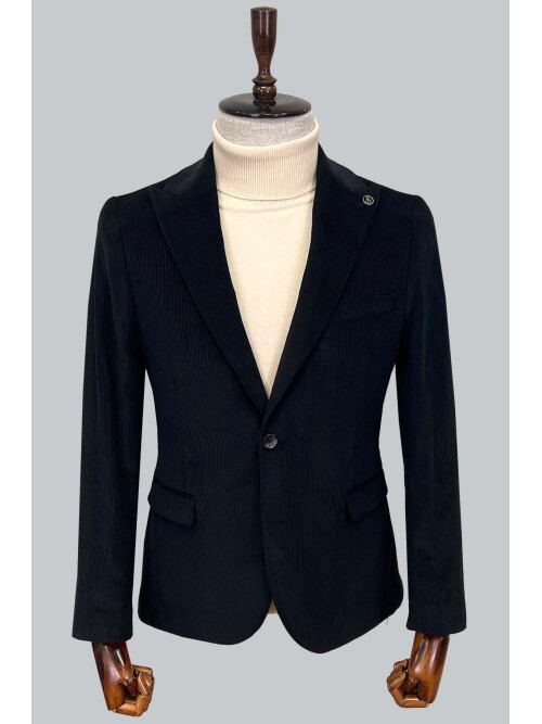 SUIT SARTORIA BLACK VELVET JACKET 4401