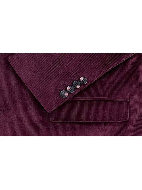 SUIT SARTORIA BORDO KADİFE CEKET 4401