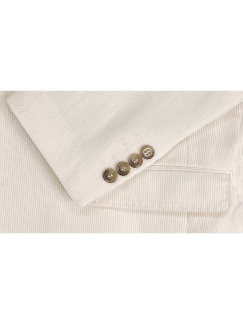 SUIT SARTORIA BEYAZ KADİFE CEKET 4401