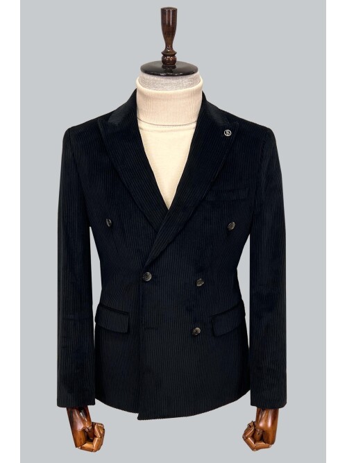 SUIT SARTORIA BLACK VELVET JACKET 4403