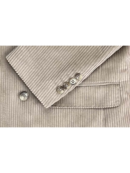 SUIT SARTORIA BEIGE VELVET JACKET 4403