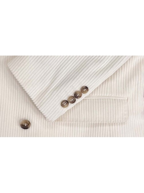 SUIT SARTORIA BEYAZ KADİFE CEKET 4403