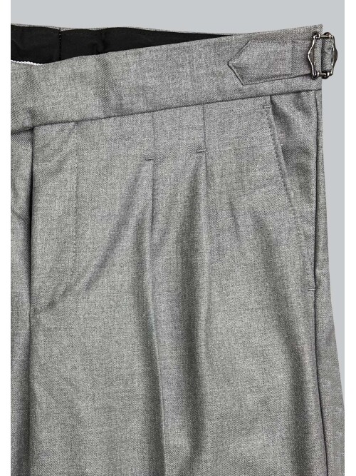 SUIT SARTORIA ÇİFT PİLE GRİ PANTOLON 1121