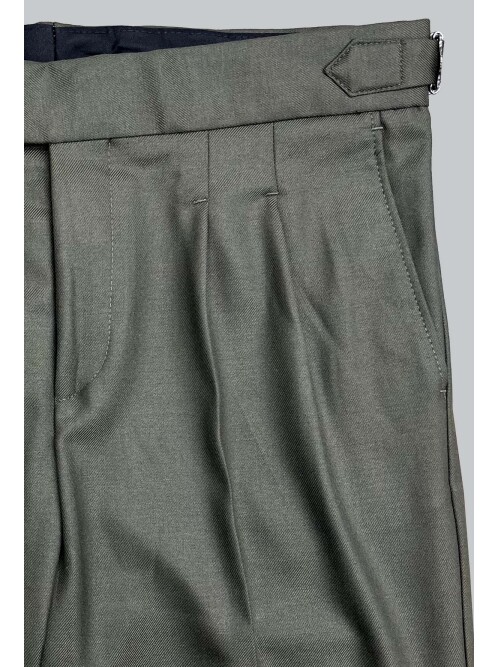 SUIT SARTORIA ÇİFT PİLE HAKİ PANTOLON 1121
