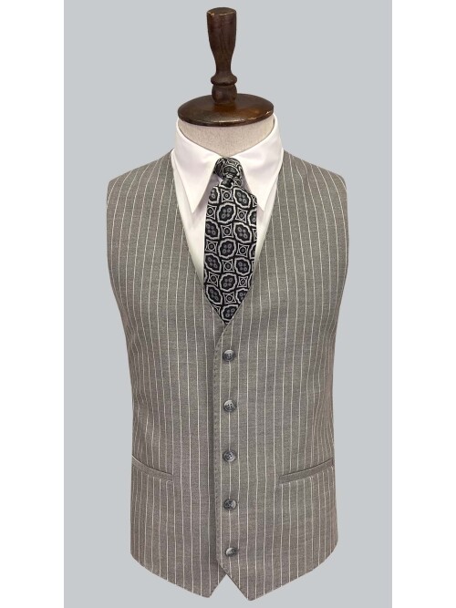 SUIT SARTORIA ÇİZGİLİ GRİ TAKIM ELBİSE 2760