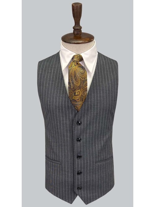 SUIT SARTORIA ÇİZGİLİ GRİ TAKIM ELBİSE 2760