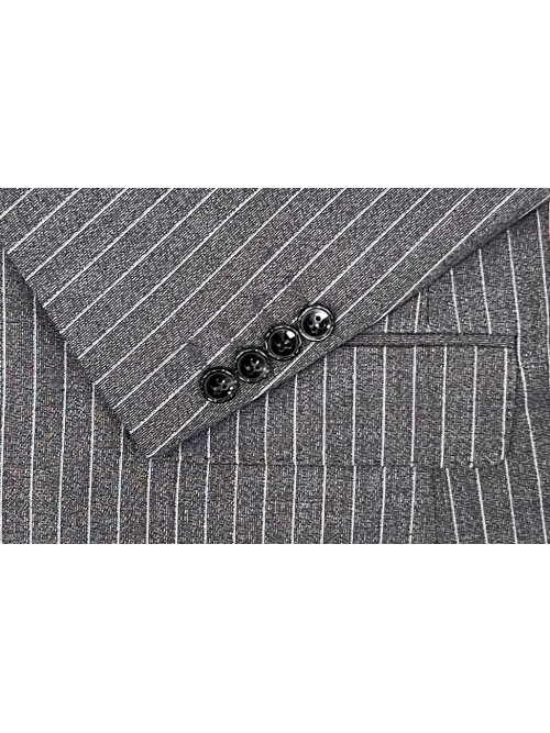 SUIT SARTORIA ÇİZGİLİ GRİ TAKIM ELBİSE 2760
