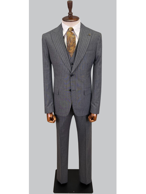 SUIT SARTORIA ÇİZGİLİ GRİ TAKIM ELBİSE 2760