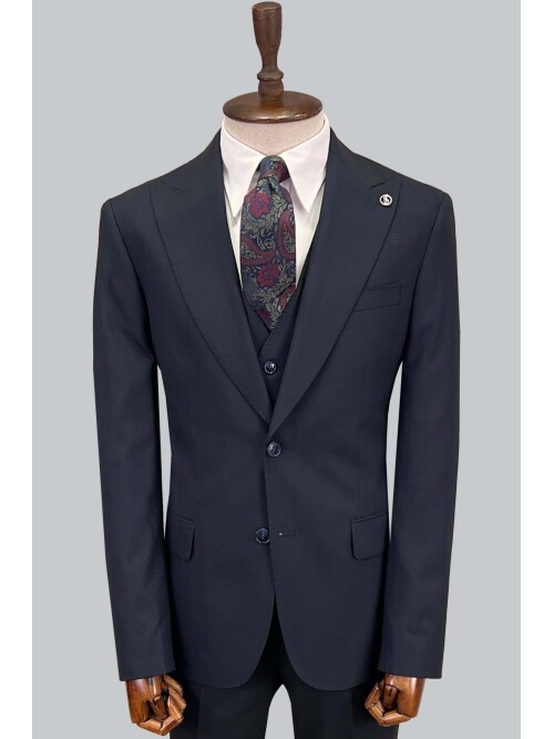 SUIT SARTORIA ÇİZGİLİ LACİVERT TAKIM ELBİSE 2760