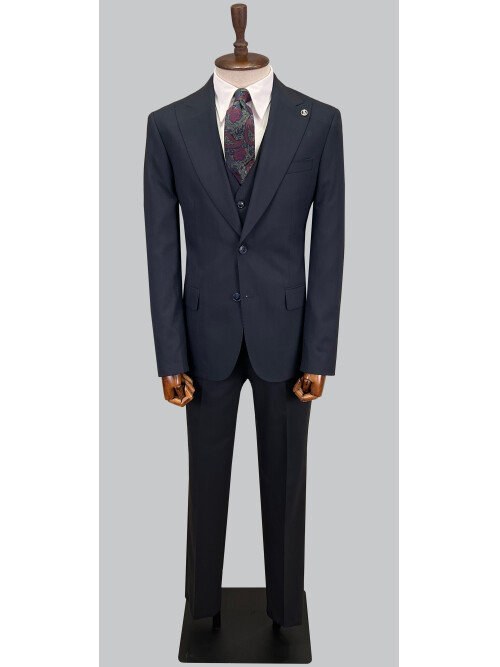 SUIT SARTORIA ÇİZGİLİ LACİVERT TAKIM ELBİSE 2760