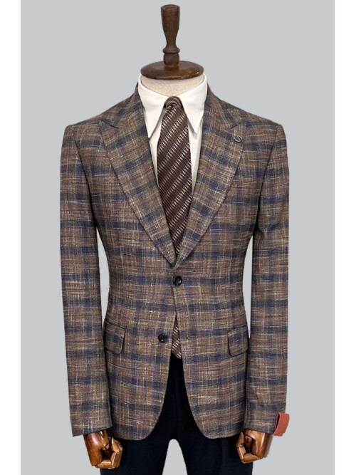 SUIT SARTORIA WOOL BROWN SUIT 2375