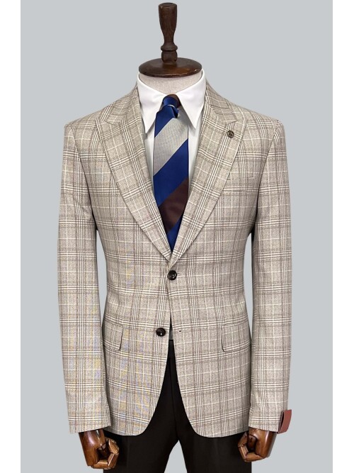 SUIT SARTORIA WOOL BEIGE SUIT 2375
