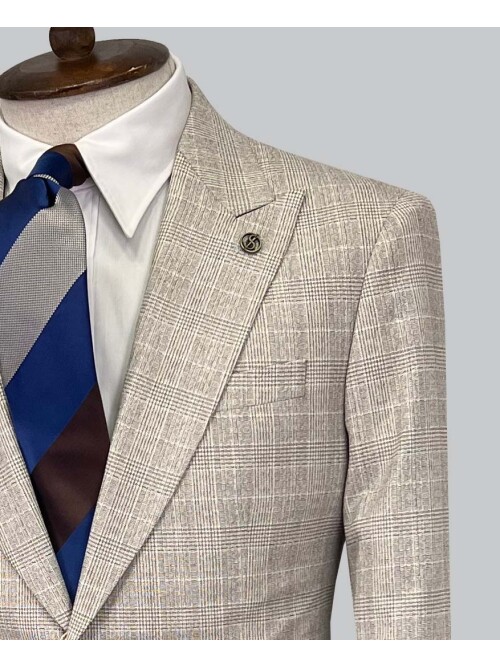 SUIT SARTORIA YÜN BEJ TAKIM ELBİSE 2375