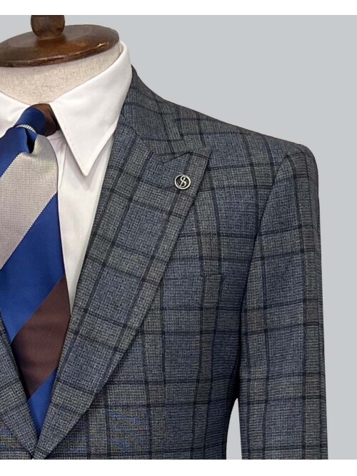 SUIT SARTORIA WOOL BLUE SUIT 2375