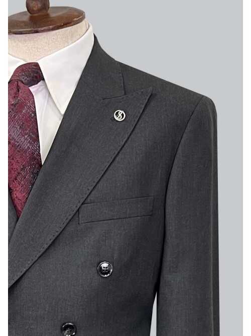 SUIT SARTORIA DARK GREY WOOL SUIT 2621