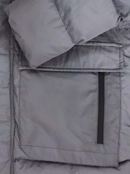 GRİ KAPİŞONLU MONT 8092