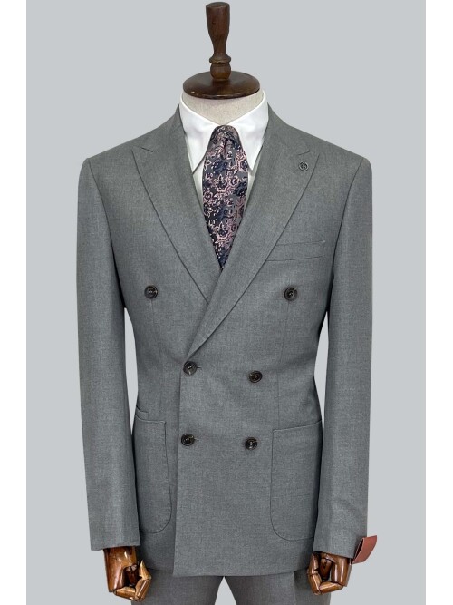 SUIT SARTORIA WOOL GREY SUIT 2447