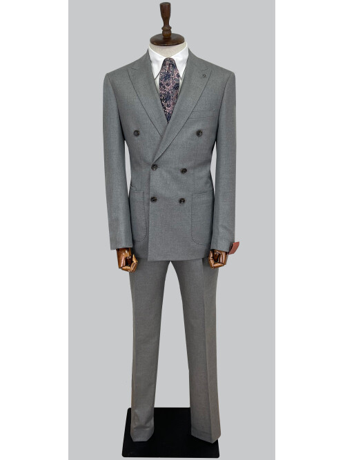 SUIT SARTORIA WOOL GREY SUIT 2447