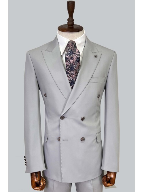 SUIT SARTORIA GRİ KRUVAZE TAKIM ELBİSE 2609