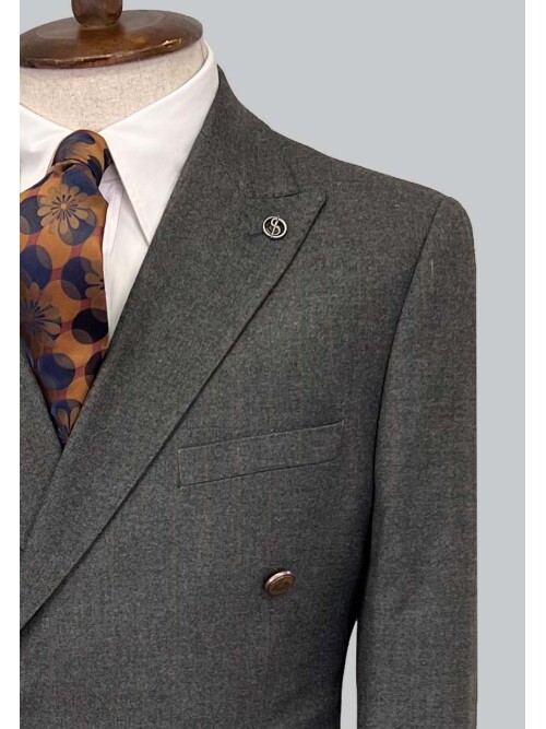 SUIT SARTORIA GRİ KRUVAZE TAKIM ELBİSE 2468