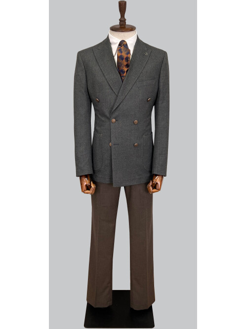 SUIT SARTORIA GRİ KRUVAZE TAKIM ELBİSE 2468