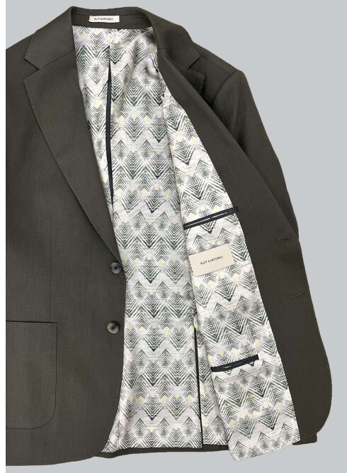 SUIT SARTORIA KHAKI LINEN JACKET 4353