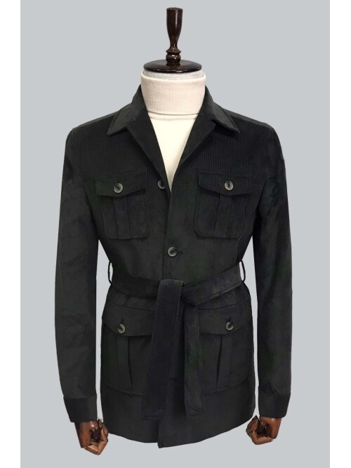 SUIT SARTORIA HAKİ KADİFE KABAN 8126